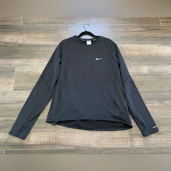 NEW Nike Element Men's XL/Large Therma-FIT Repel Running Crew -Black - Picture 4 of 9